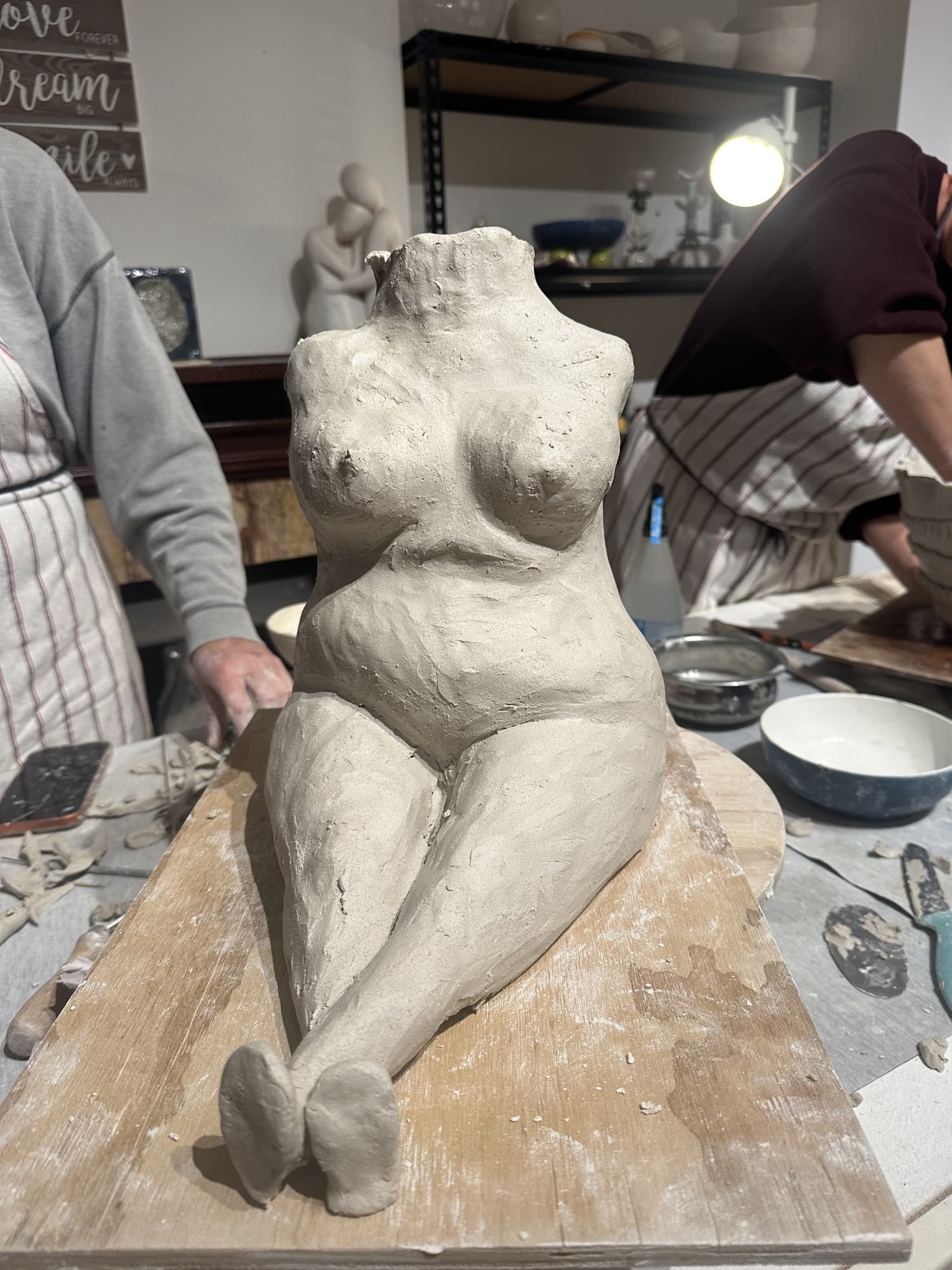 Piece made by a Clay Club student 9